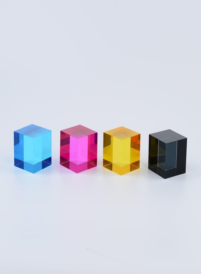 CMY Cubes The K Cube (30mm) - Black Hue Cube - Optical Color Cube - Diamond Polished - Teaches Subtractive Color Mixing - Educational, Scientific, Physics & Kinetic Art Desk Object - Image 5